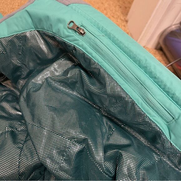 Columbia Powderhouse II Winter Ski Coat in Turquoise - S - Picture 10 of 14